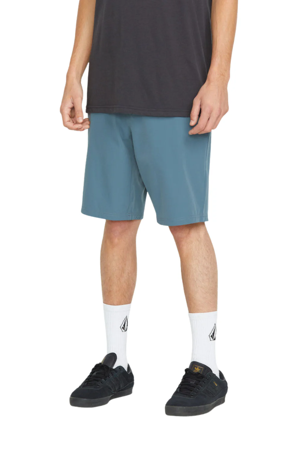 Volcom Frickin Cross Shred Mens 20" Hybrid Shorts Dark Slate - Image 4
