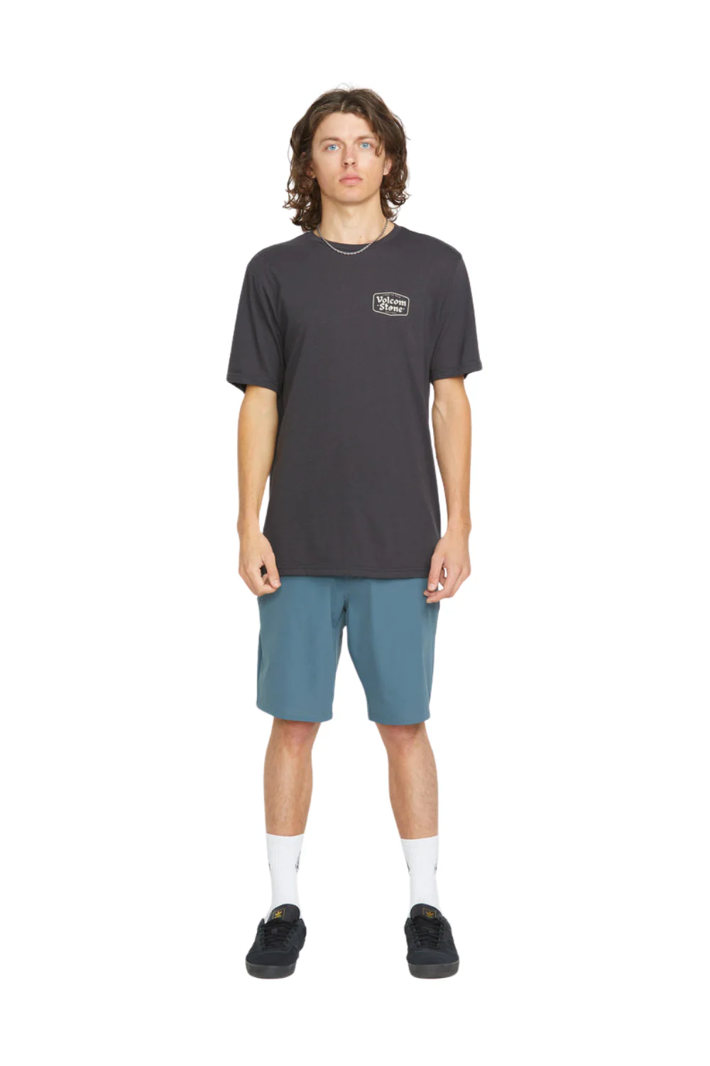 Volcom Frickin Cross Shred Mens 20" Hybrid Shorts Dark Slate - Image 5