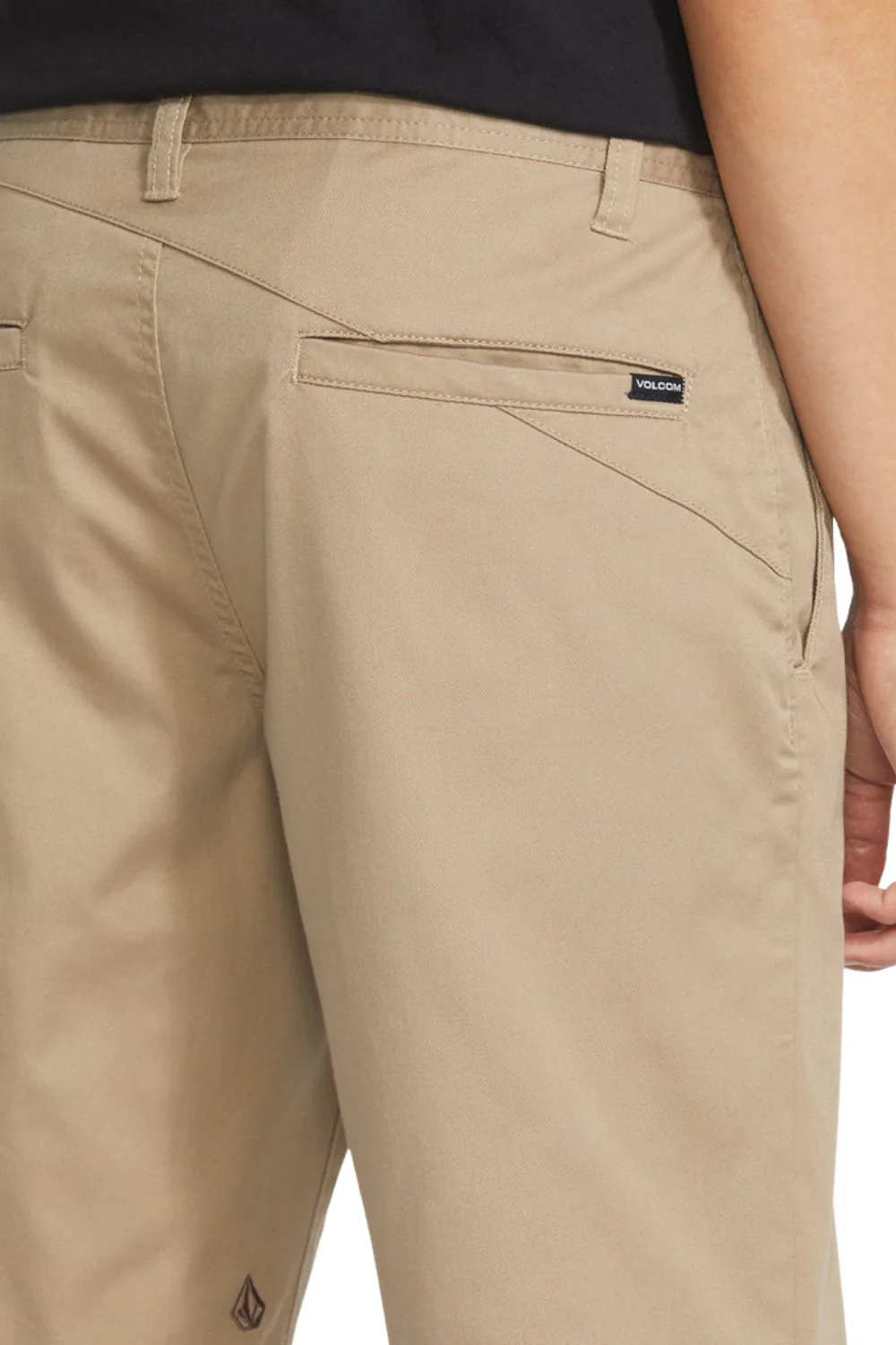 Volcom Frickin Modern Stretch Mens 21" Shorts Khaki - Image 4