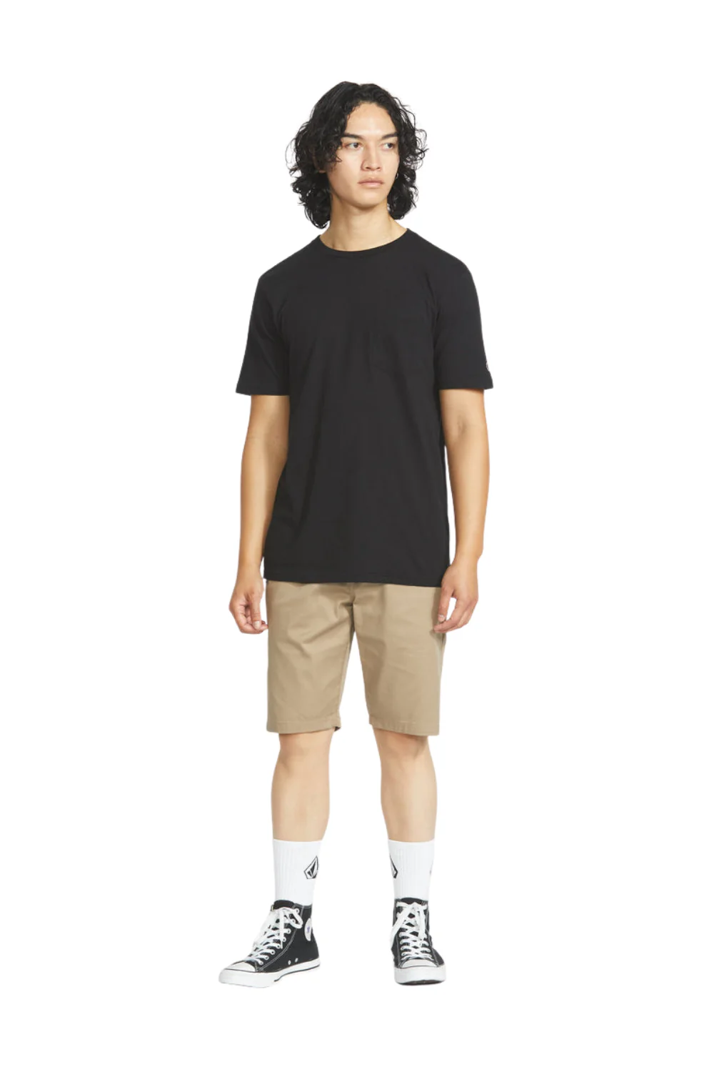 Volcom Frickin Modern Stretch Mens 21" Shorts Khaki - Image 5