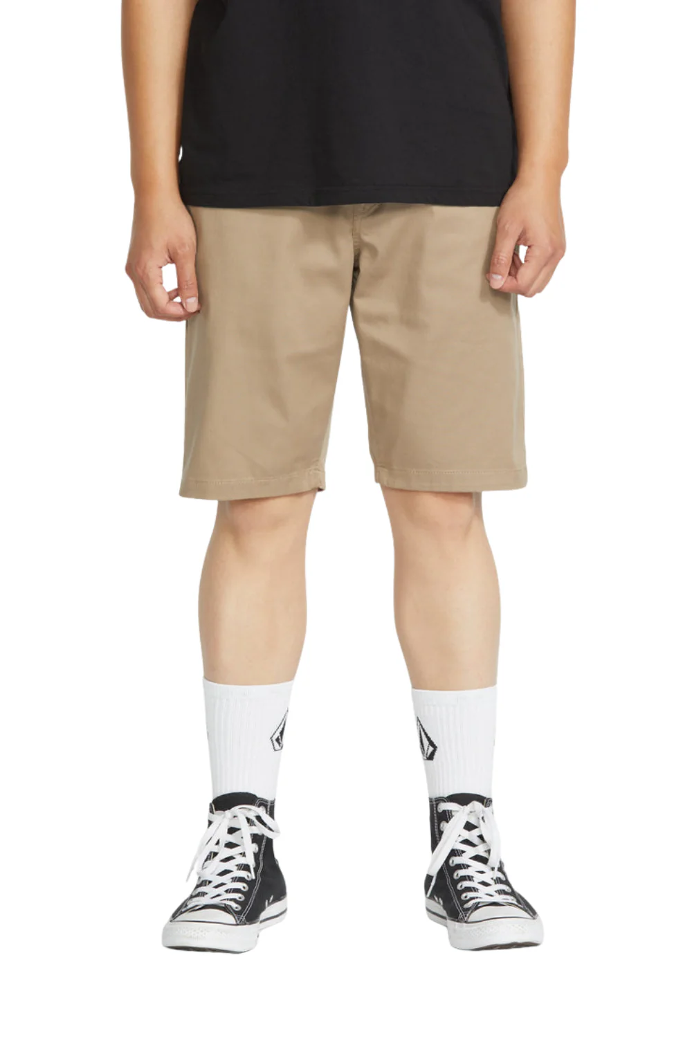 Volcom Frickin Modern Stretch Mens 21" Shorts Khaki - Image 6
