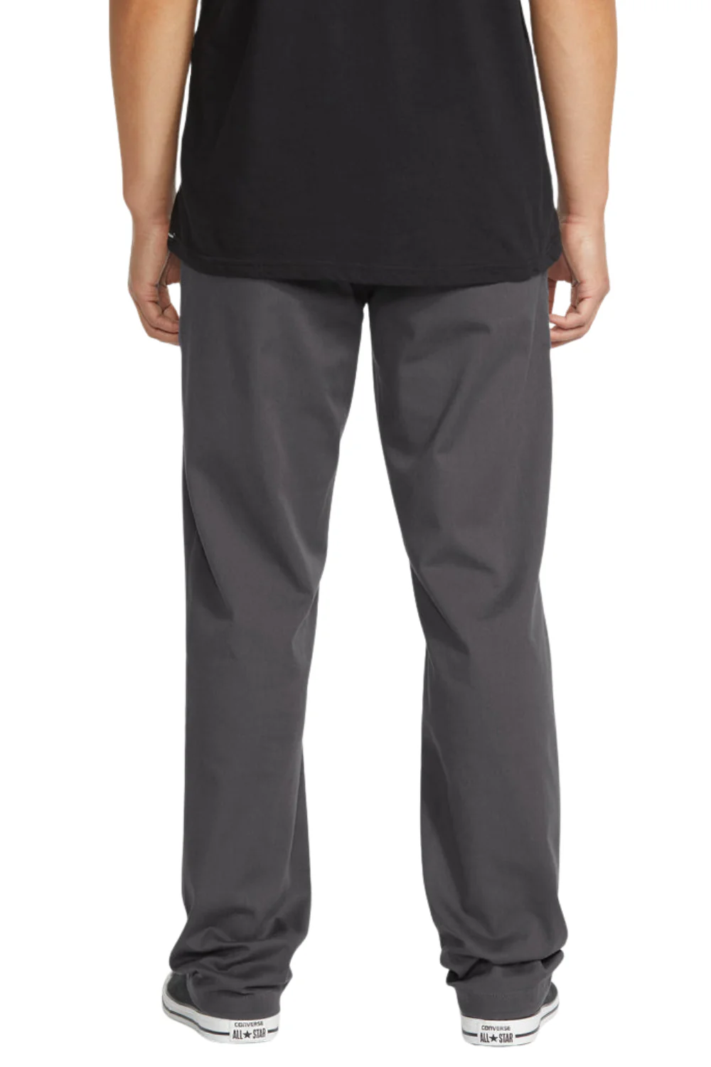 Volcom Frickin Modern Stretch Trousers Charcoal Heather - Image 2