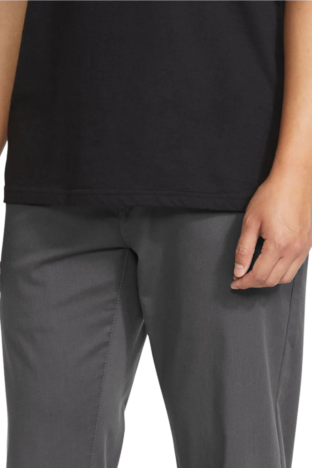 Volcom Frickin Modern Stretch Trousers Charcoal Heather - Image 5