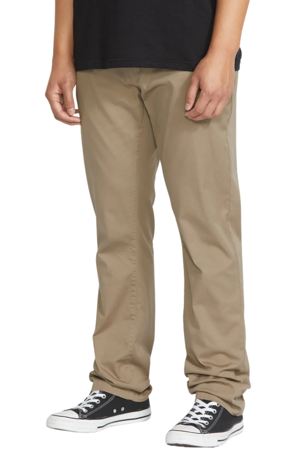 Volcom Frickin Modern Stretch Trousers Khaki - Image 3