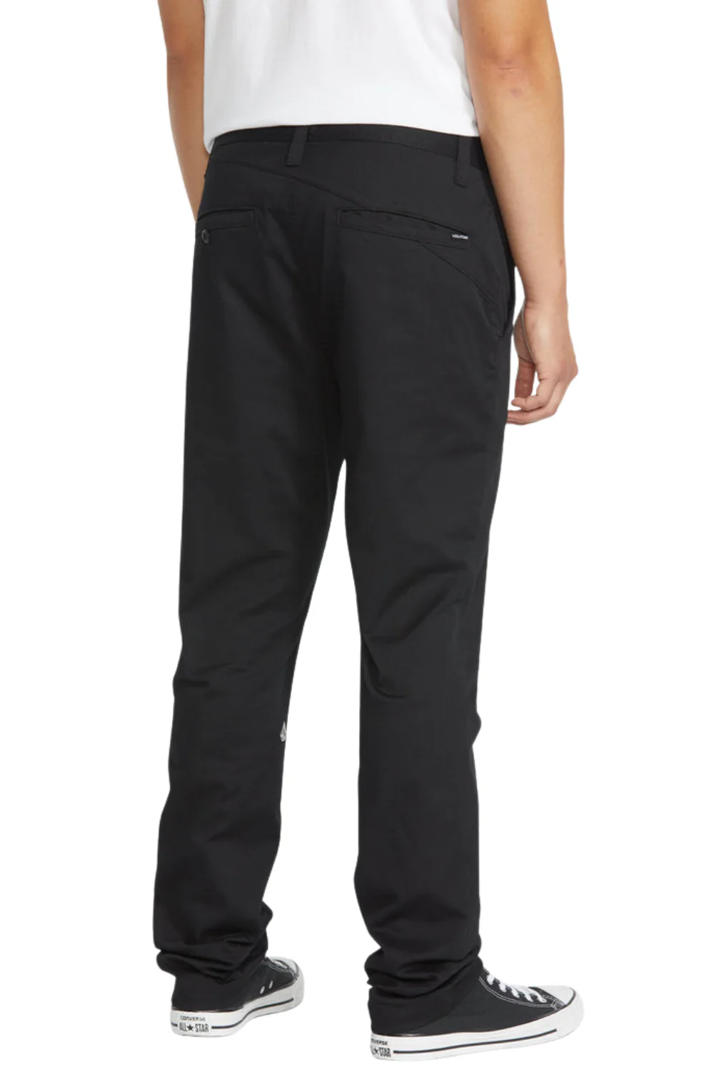 Volcom Frickin Slim Stretch Chino Black - Image 5