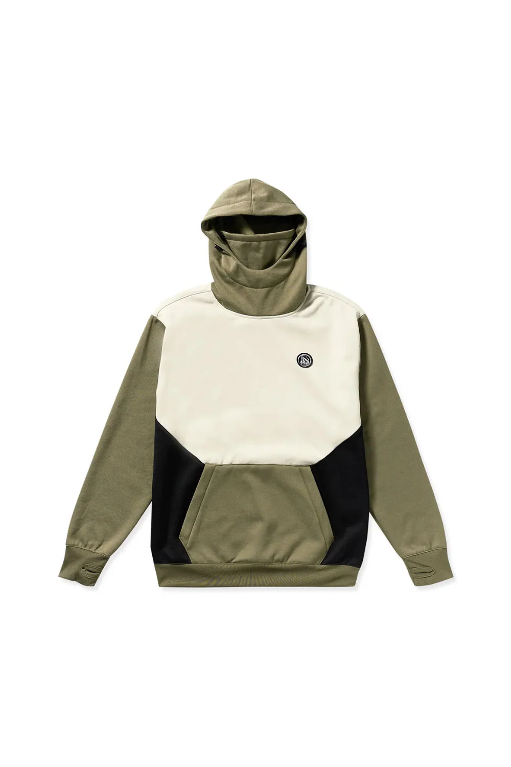 Volcom Hydro Riding Snow Fleece Hoodie Military - Image 3