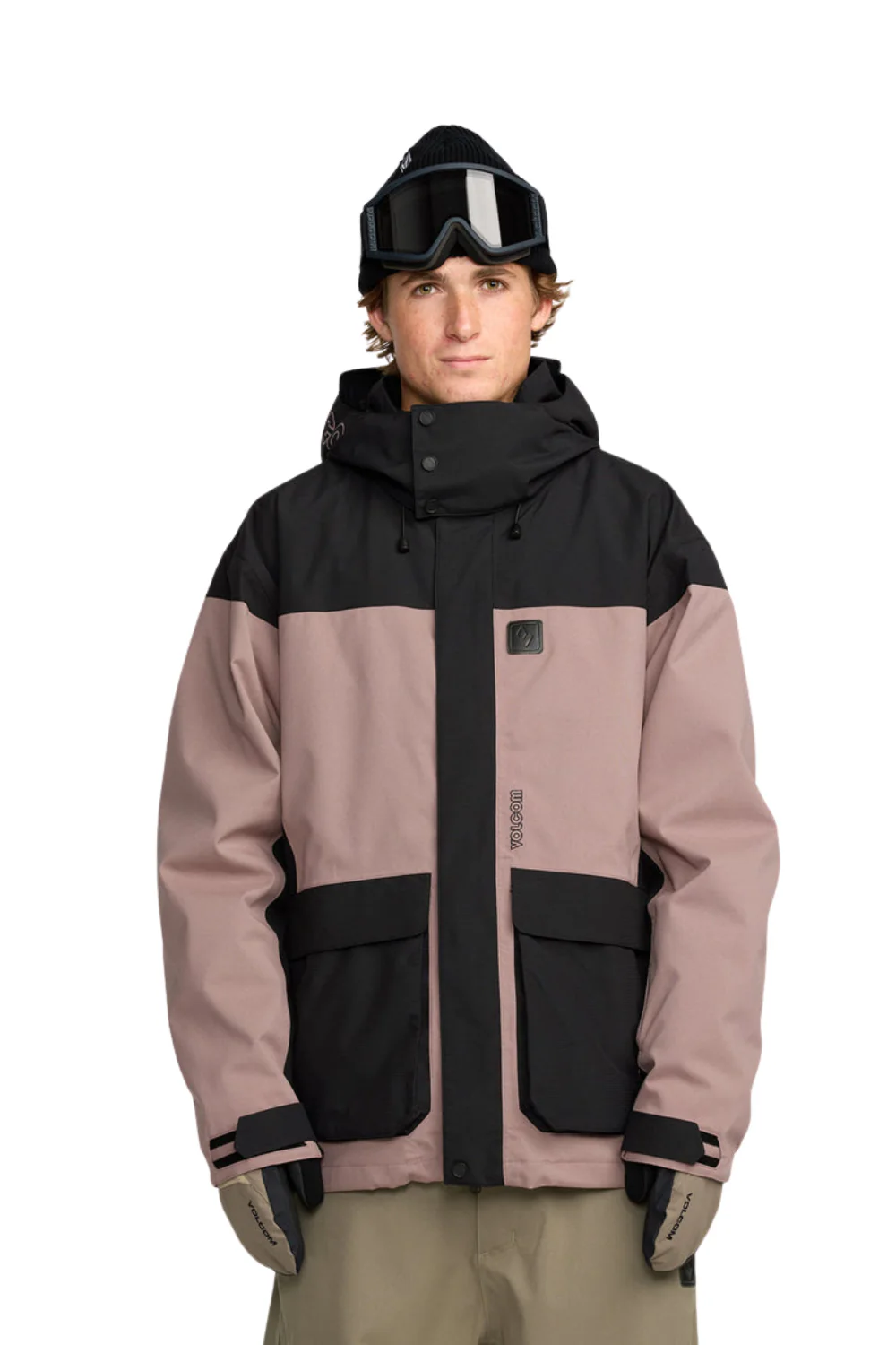 Volcom Kleveland Ski and Snowboard Jacket Mauve