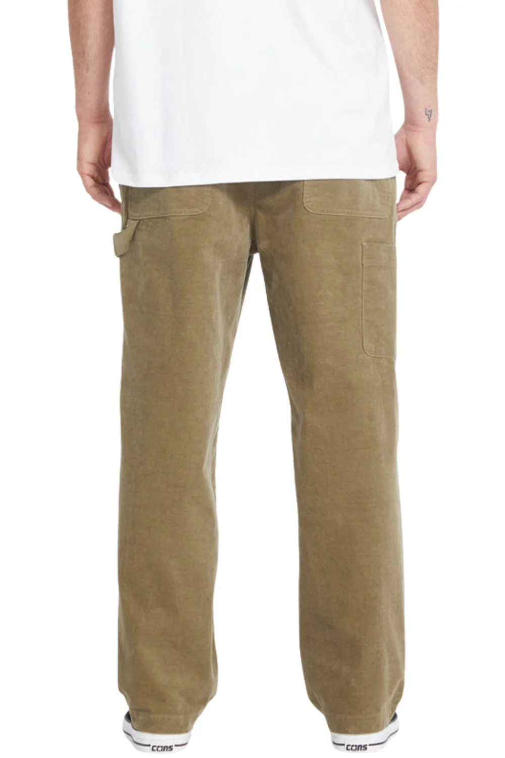 Volcom Kraftsman Cord Pant Khaki - Image 2