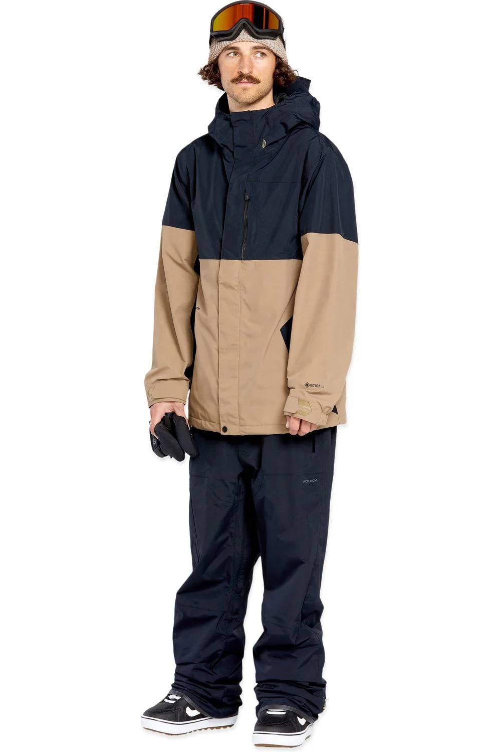 Volcom L Gore-Tex Ski and Snowboard Jacket Chestnut Brown - Image 2