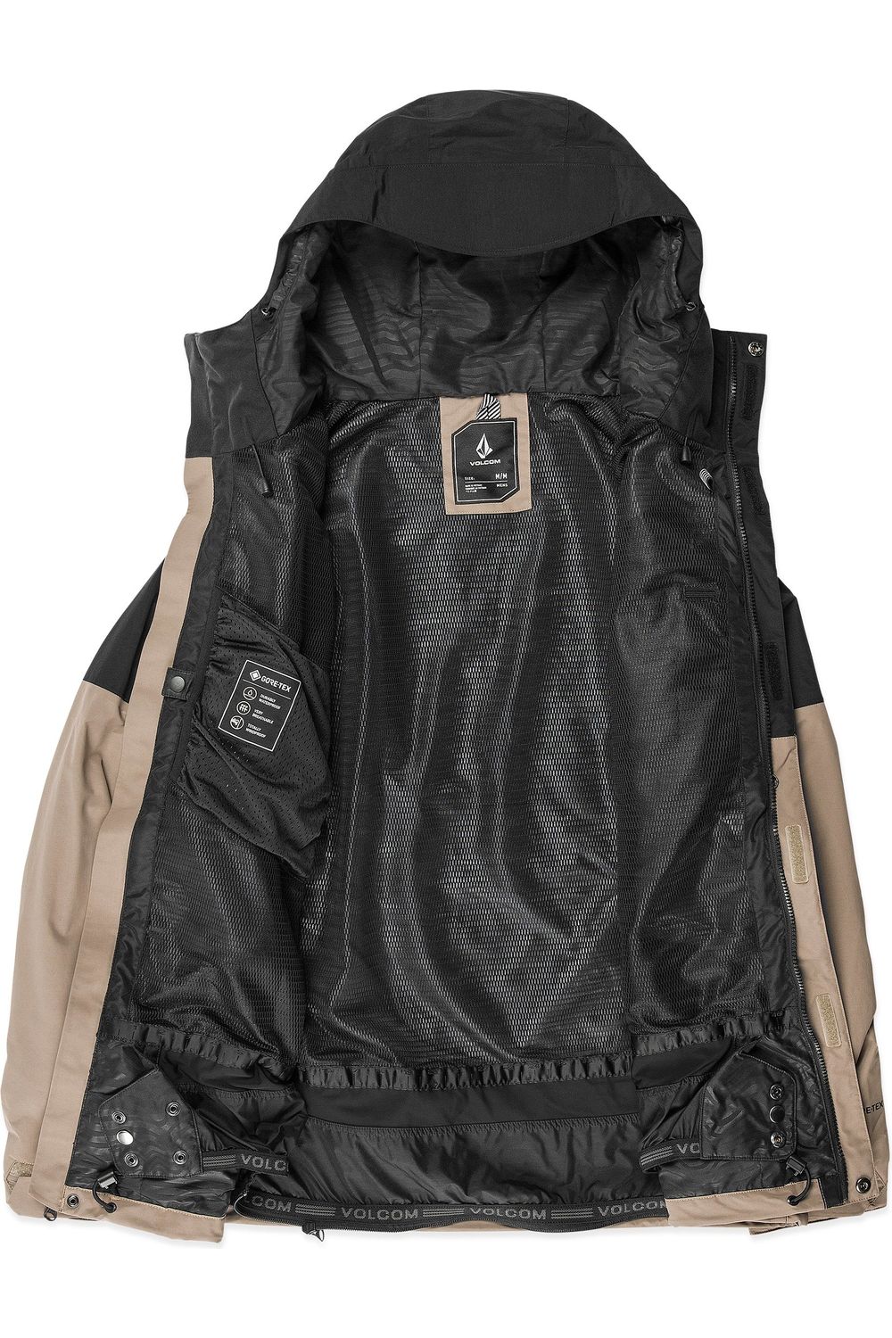Volcom L Gore-Tex Ski and Snowboard Jacket Chestnut Brown - Image 5