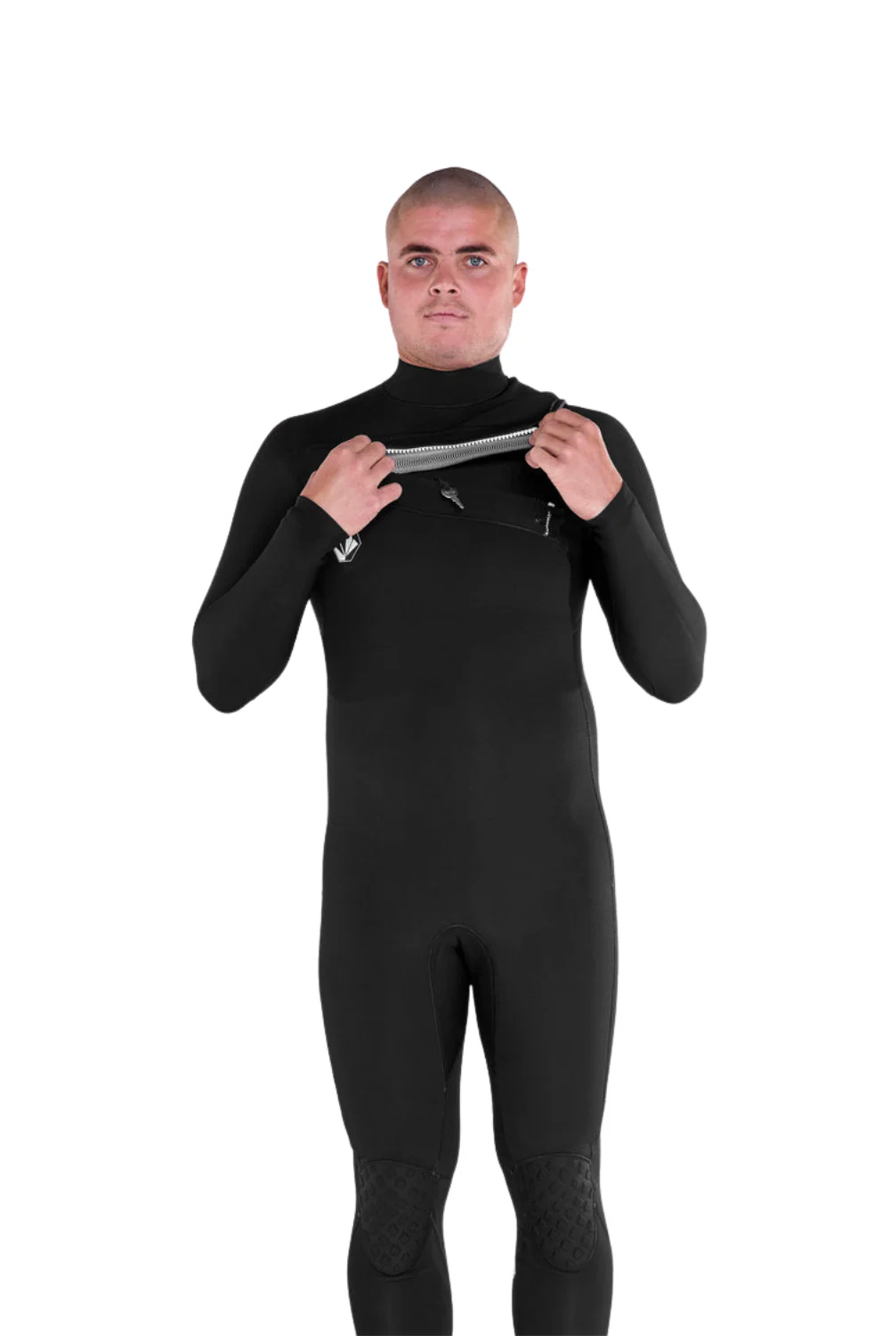 Volcom Modulator 3/2mm Mens Wetsuit Chest Zip Black - Image 4