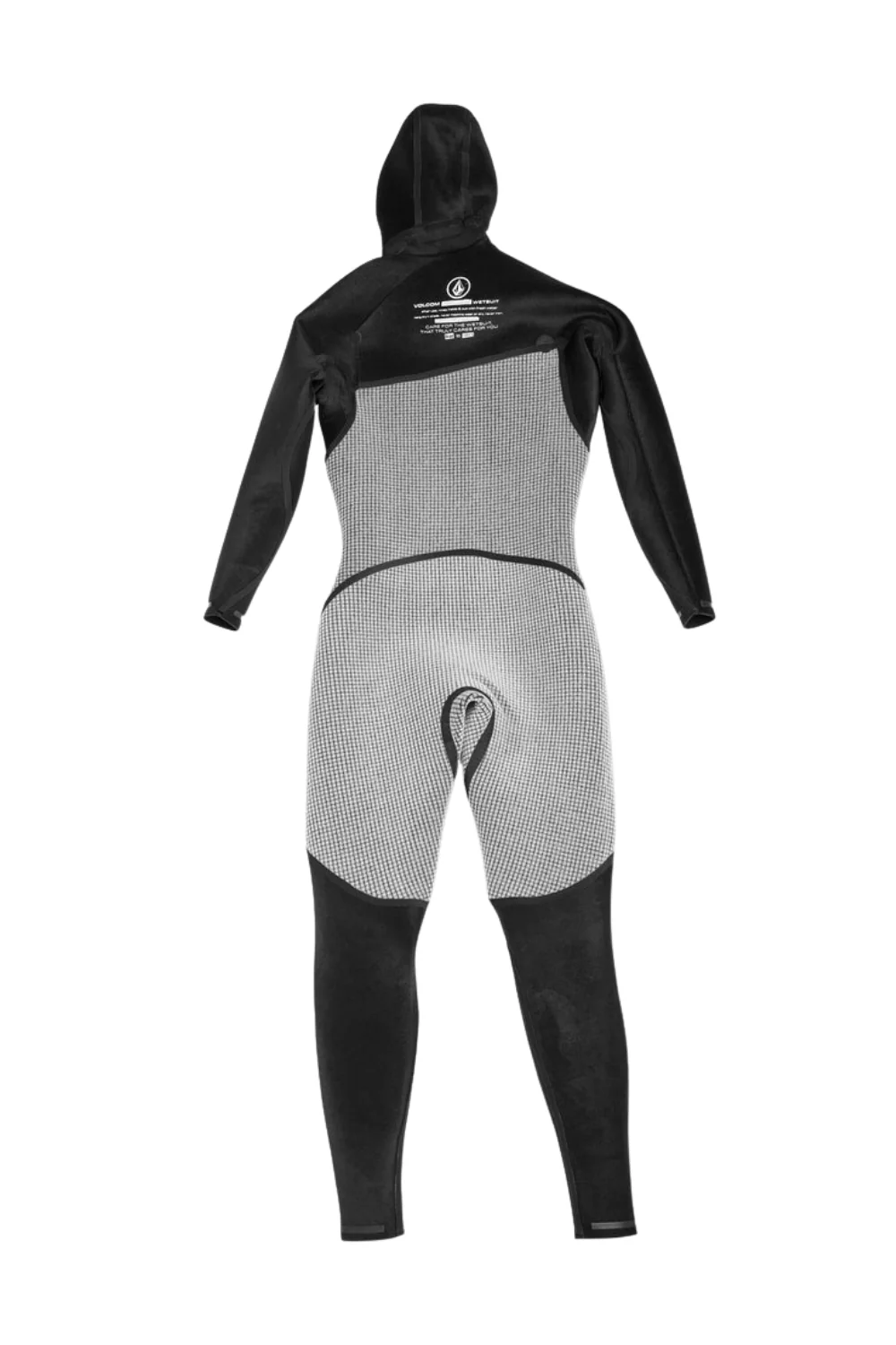 Volcom Modulator 4/3mm Mens Wetsuit Hooded Chest Zip Black - Image 11