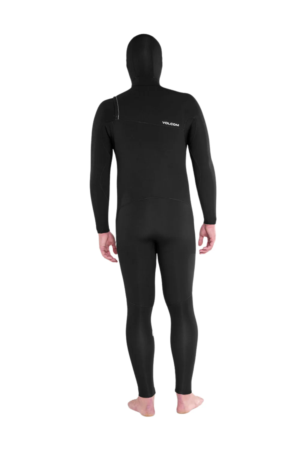 Volcom Modulator 4/3mm Mens Wetsuit Hooded Chest Zip Black - Image 2