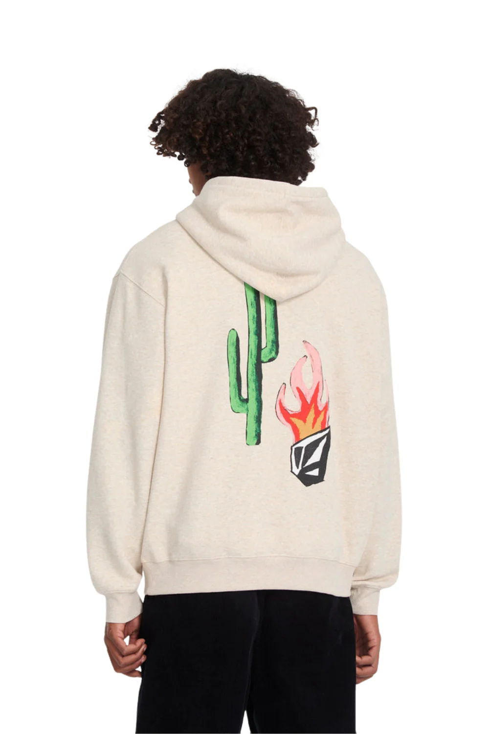 Volcom Mickey Mason Mens Hoodie Dust Heather - Image 2