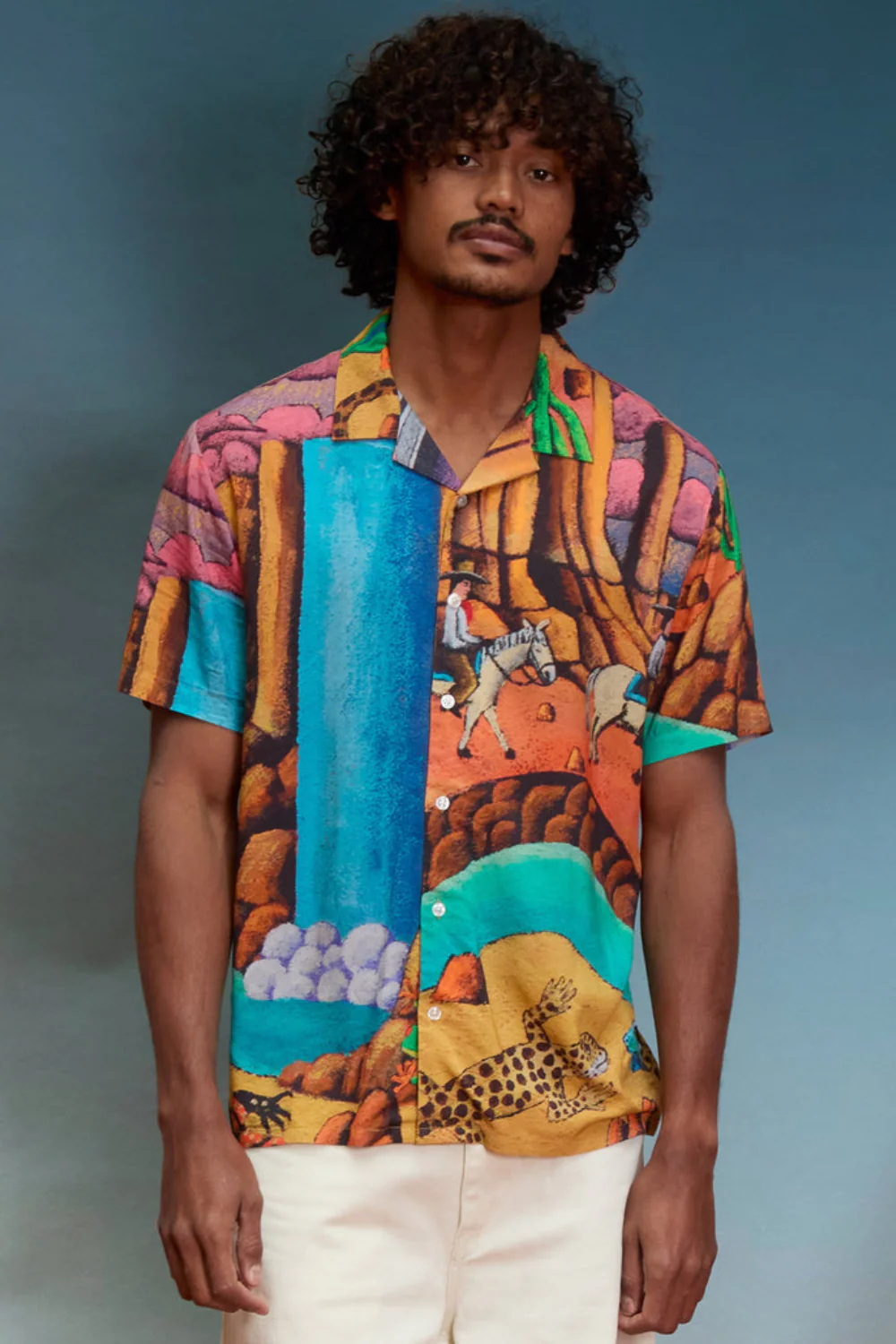 Volcom Mickey Mason Mens Short Sleeve Shirt Multi - Image 6