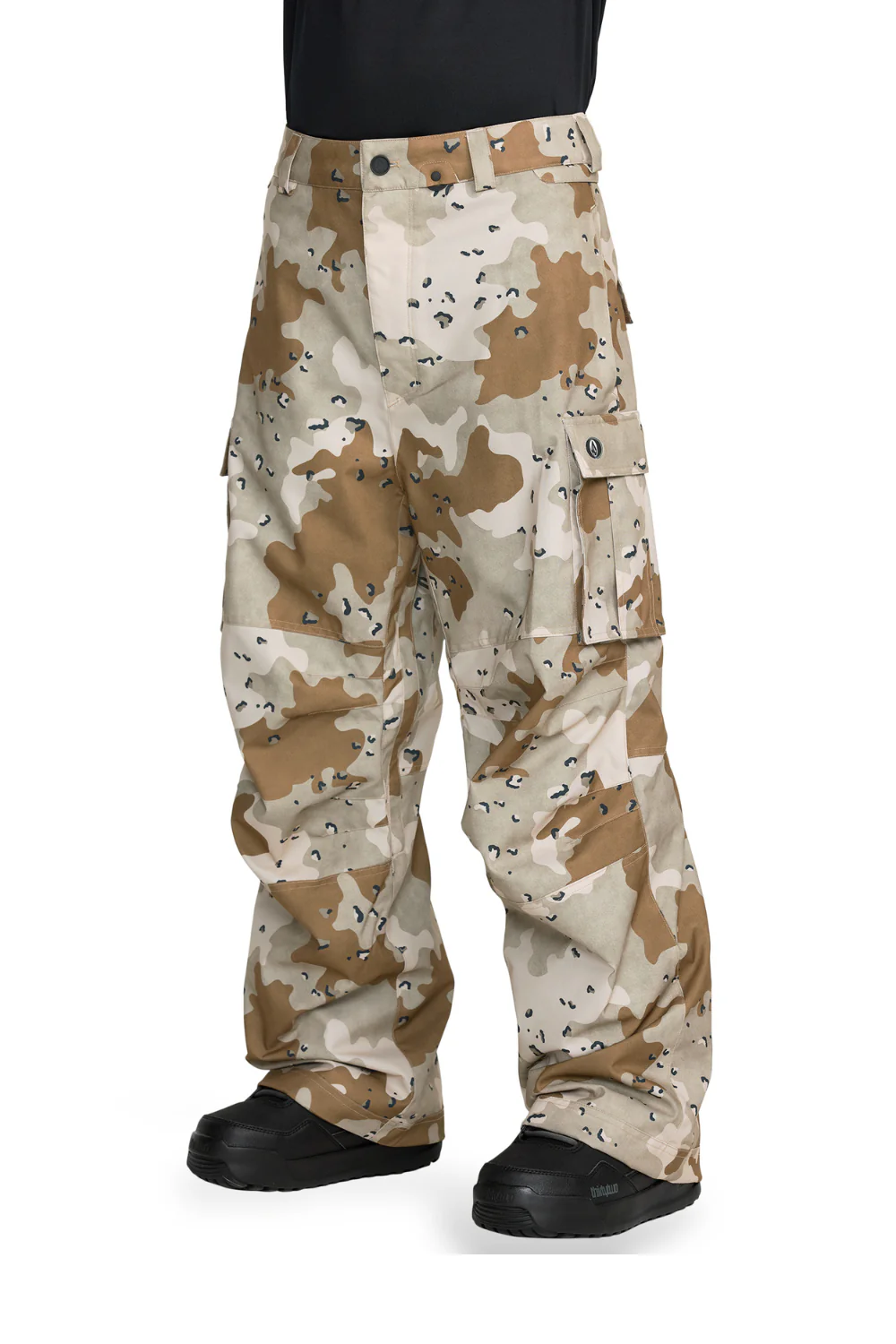 Volcom NWRK Mens Baggy Ski and Snowboard Pants Camouflage