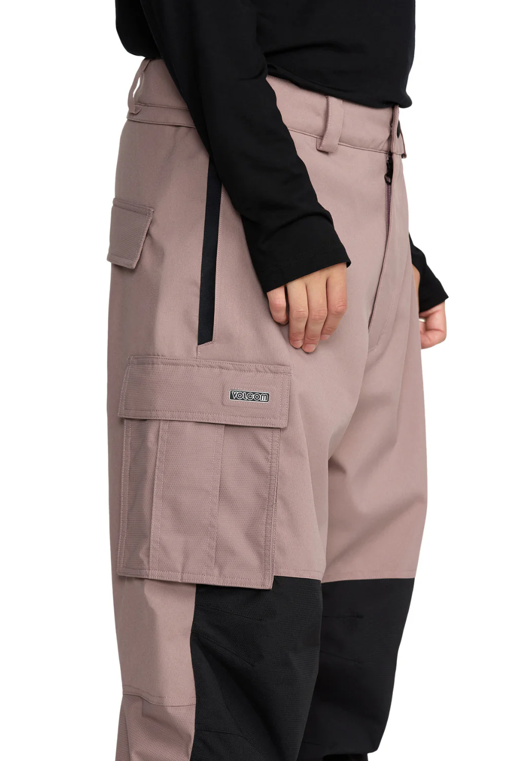 Volcom NWRK Mens Baggy Ski and Snowboard Pants Mauve - Image 4