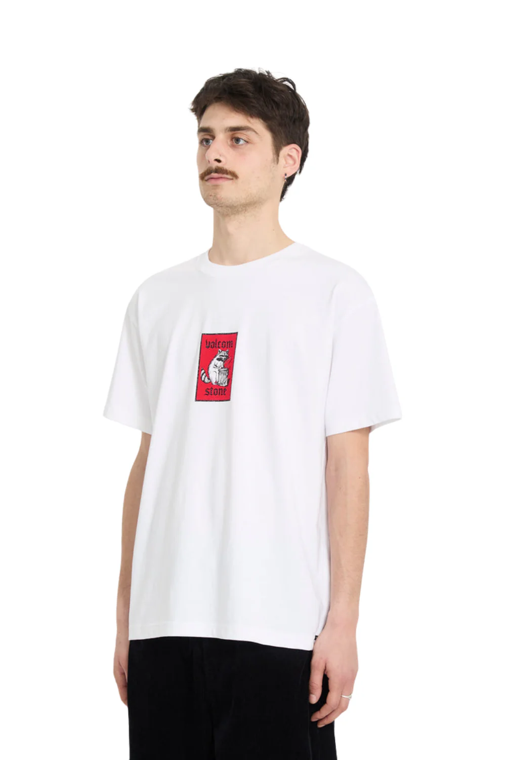 Volcom Rockout Mens T-Shirt White - Image 3