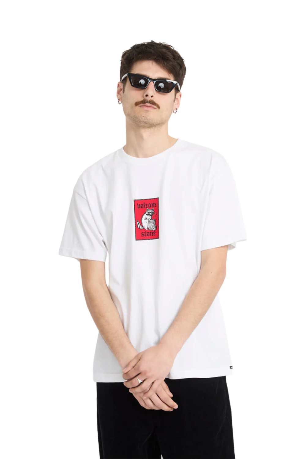 Volcom Rockout Mens T-Shirt White - Image 5