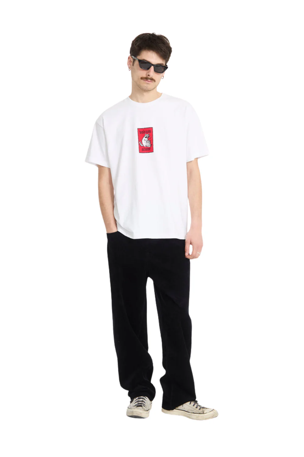 Volcom Rockout Mens T-Shirt White - Image 6