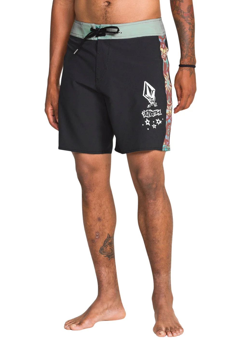 Volcom Star Shields Mens 18" Boardshorts Stealth