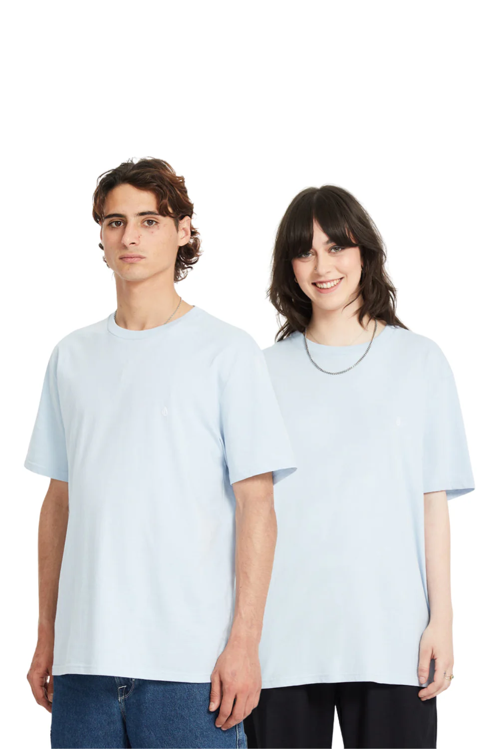 Volcom Stone Blanks Bsc Short Sleeve T-Shirt Carolina Blue - Image 4