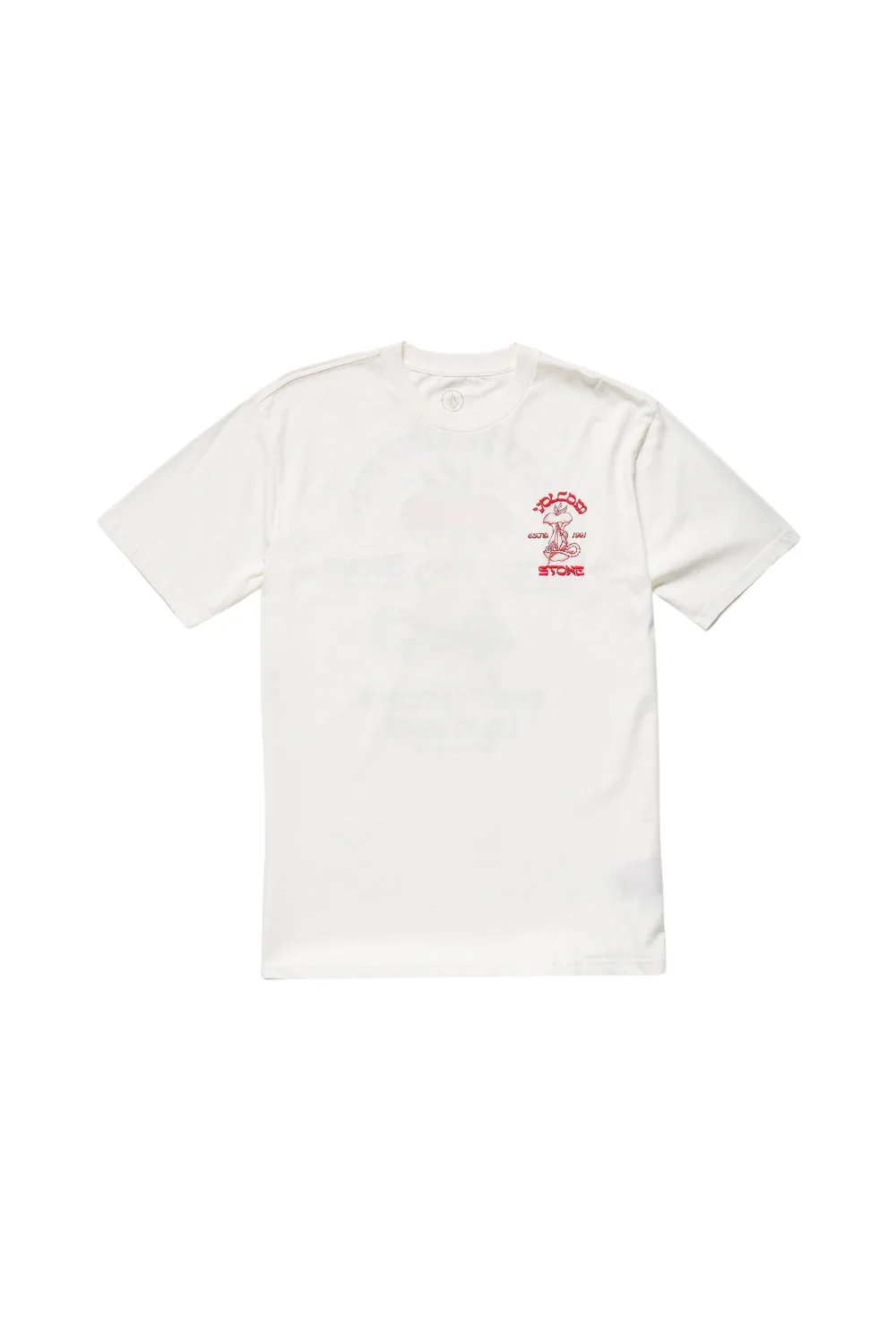 Volcom Temptations Mens T-Shirt Off White - Image 4