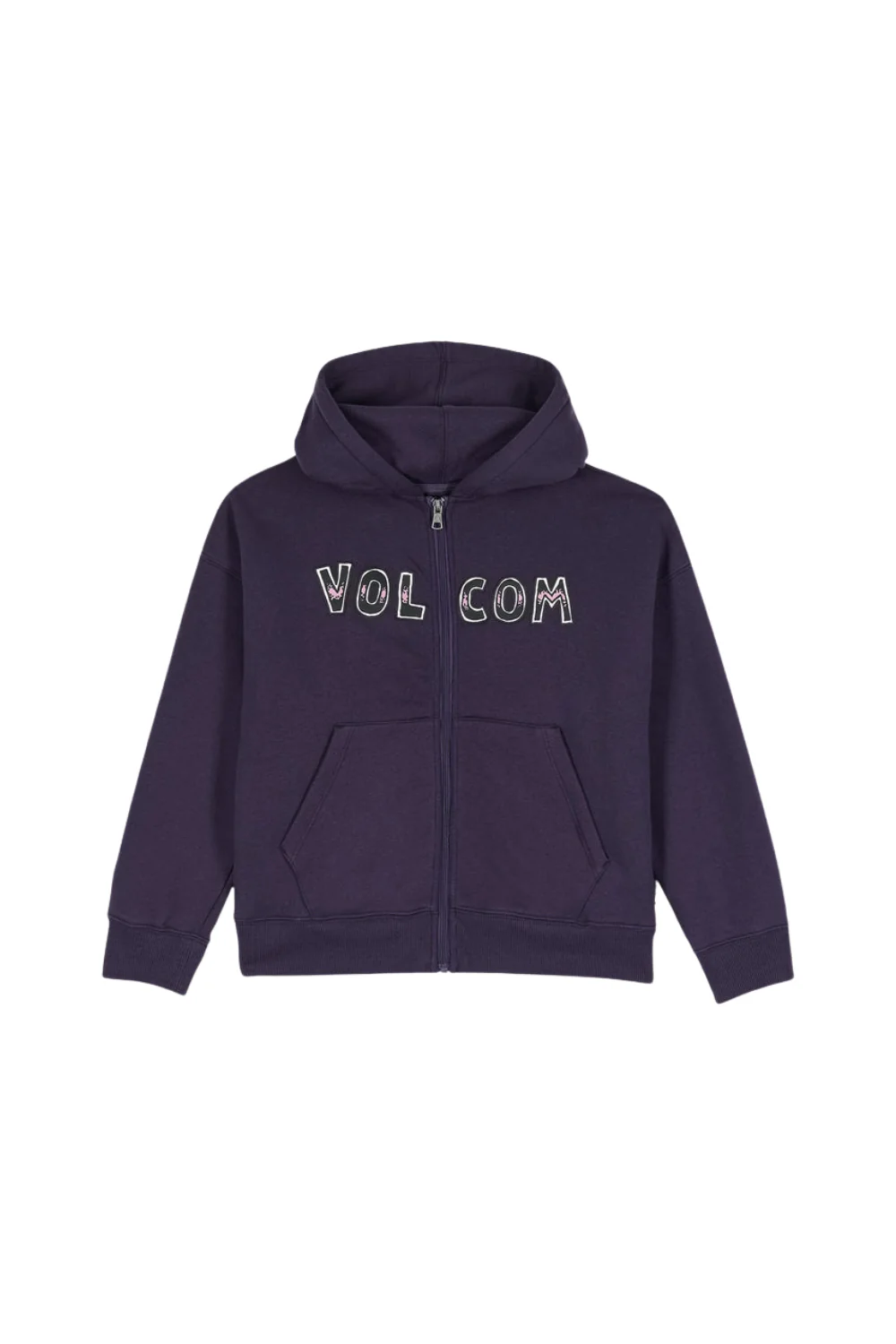 Volcom Watanite Kids Zip Up Hoodie Dark Purple