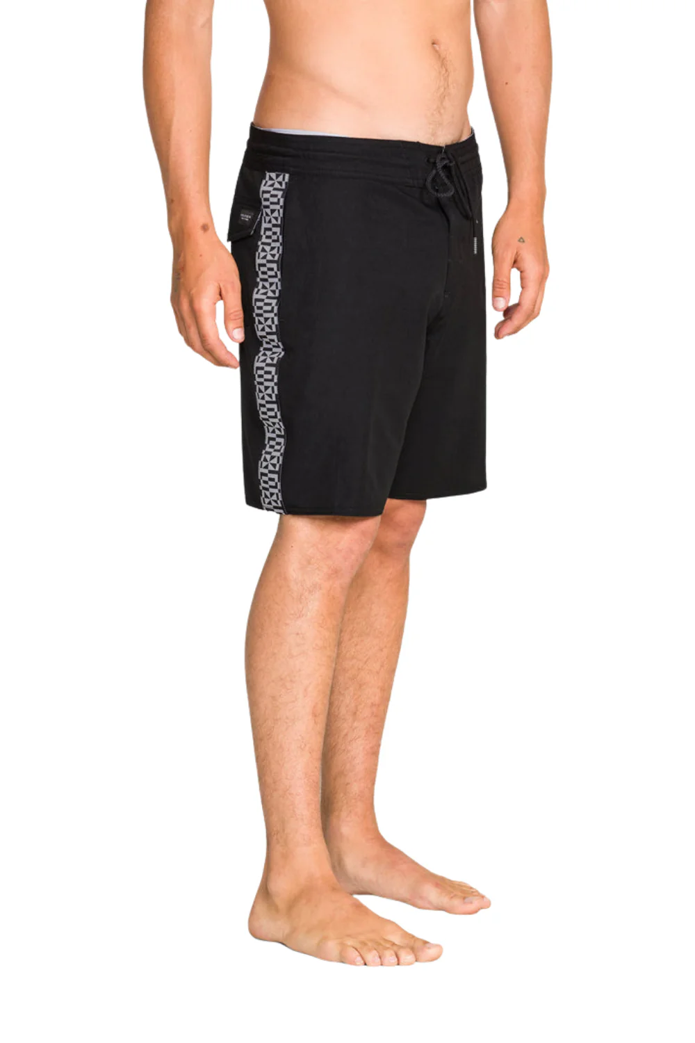 Volcom Yewster Loose Stoney Mens 18" Boardshorts Black - Image 3