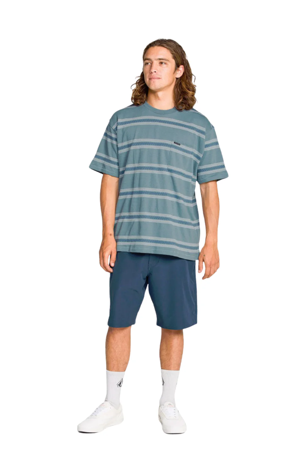Volcom Yewster Mens Short Sleeve Crew Tradewinds - Image 3