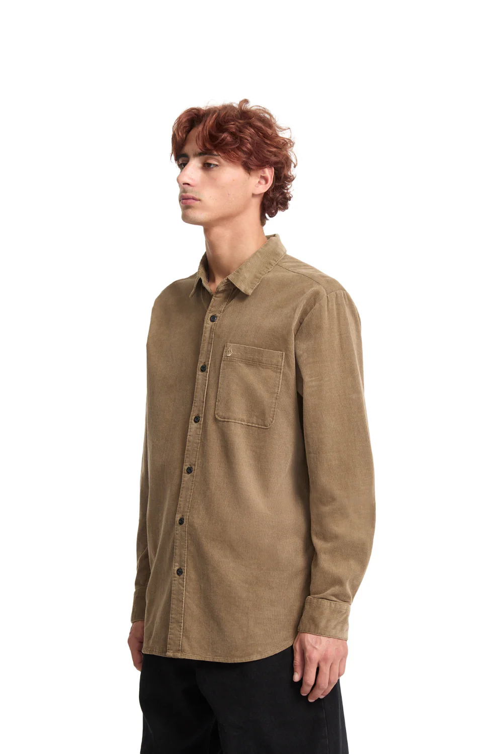 Volcom Zander Long Sleeve Shirt Teak - Image 3