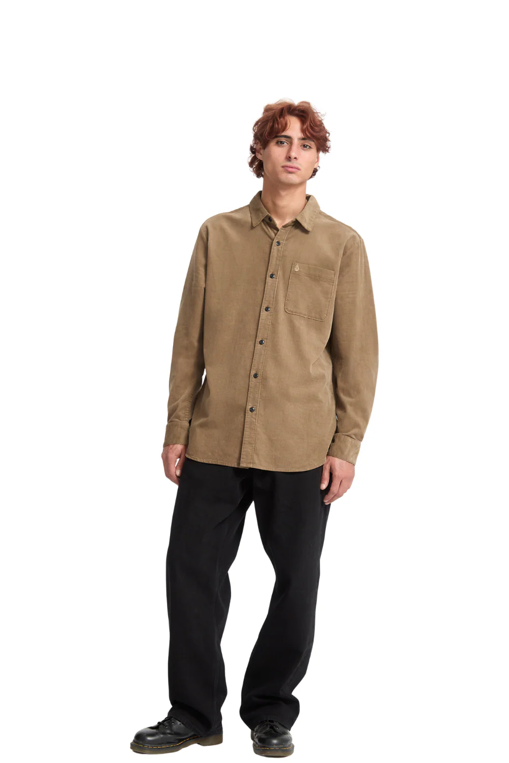 Volcom Zander Long Sleeve Shirt Teak - Image 5