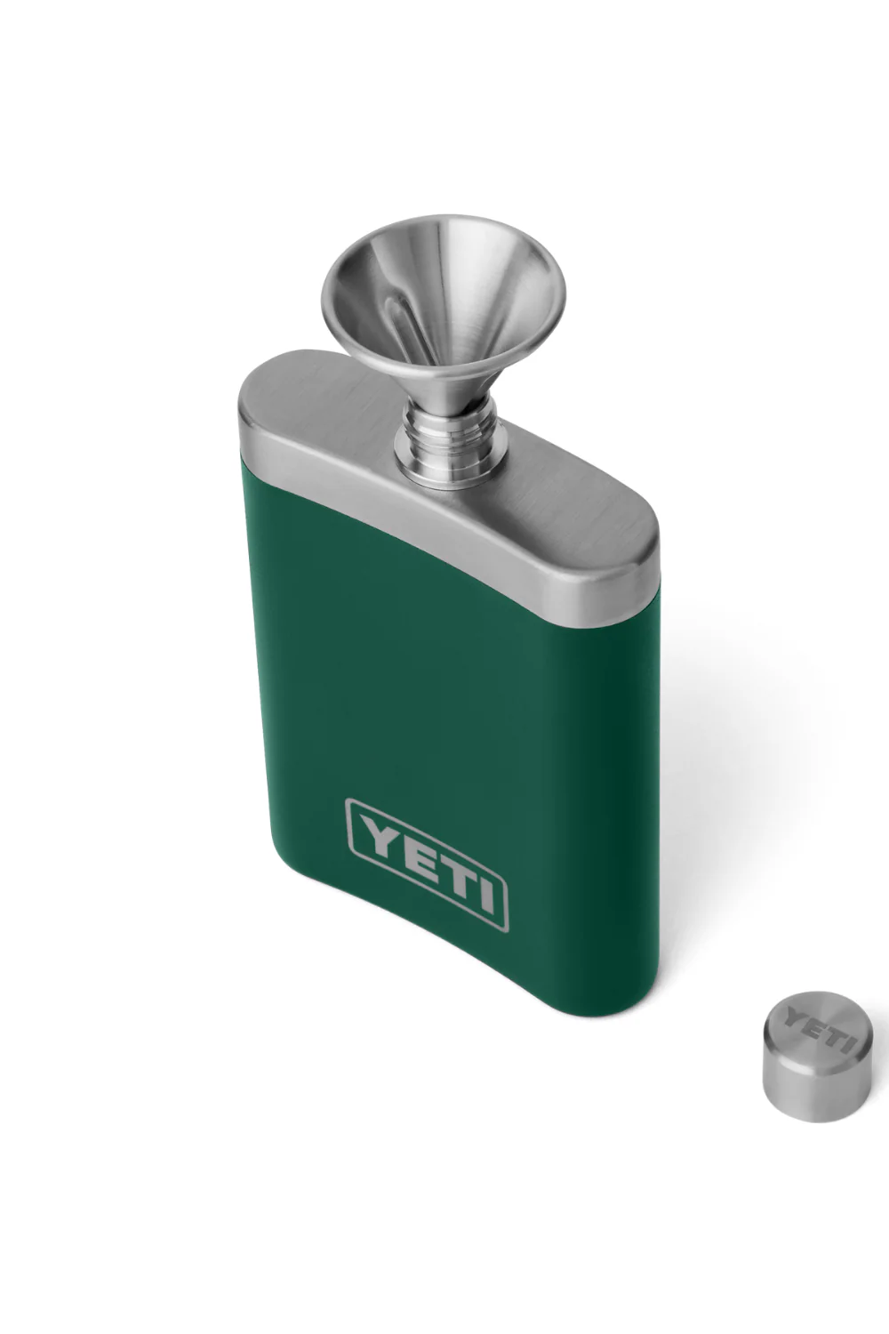 Yeti Rambler Flask Black Forest Green - Image 4